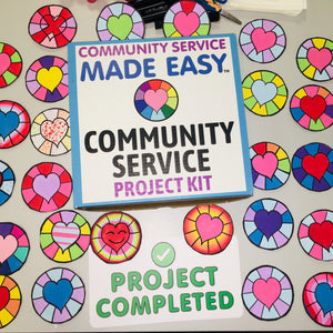 Community Service Project Kit - Paint & Donate Small Mandalas
